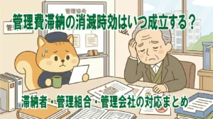 管理費滞納の消滅時効はいつ成立する?滞納者・管理組合・管理会社の対応まとめ