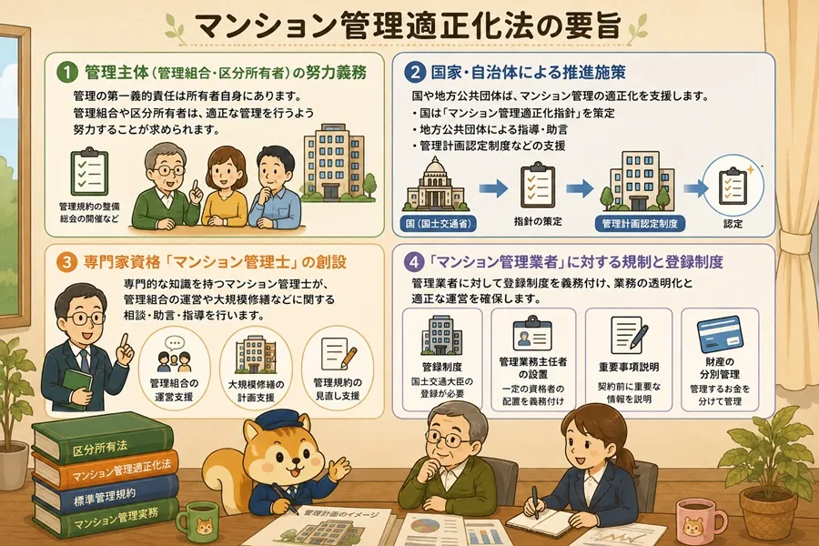 マンション管理適正化法の要旨