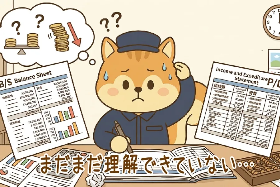 財産の分別管理について迷っているりす丸のイラスト