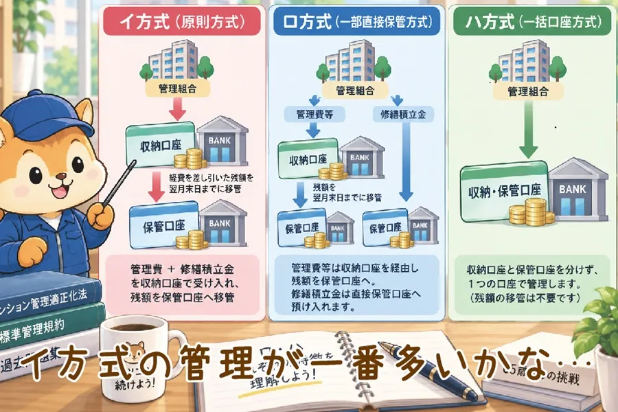 財産の分別管理の方式