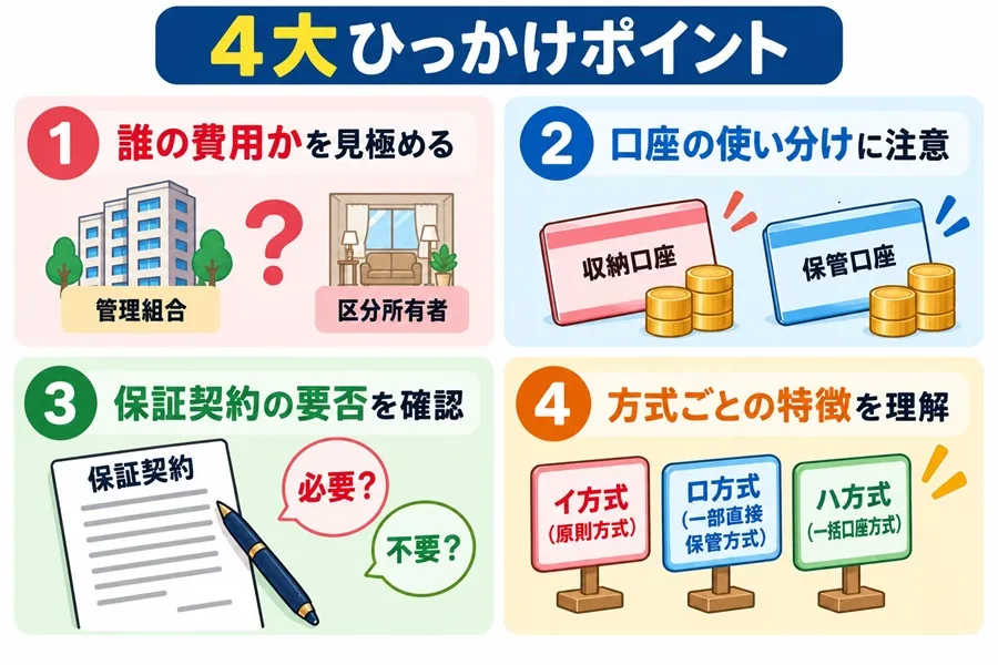 財産分別管理問題のひっかけポイント
