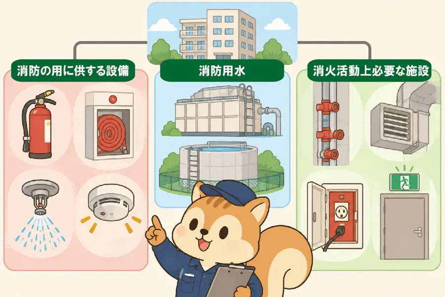 消防用設備等の分類